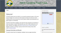 Desktop Screenshot of ncfossilclub.org